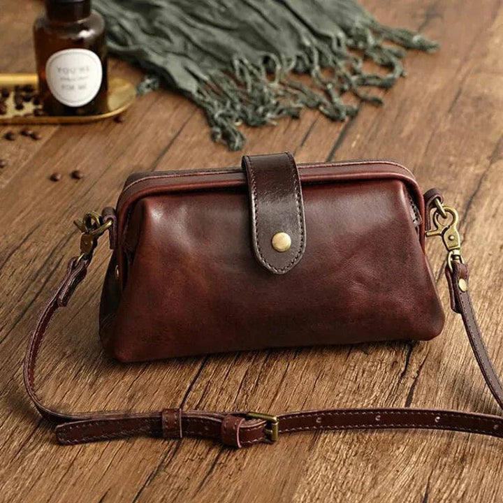 Ivy - Mini kožená crossbody taška