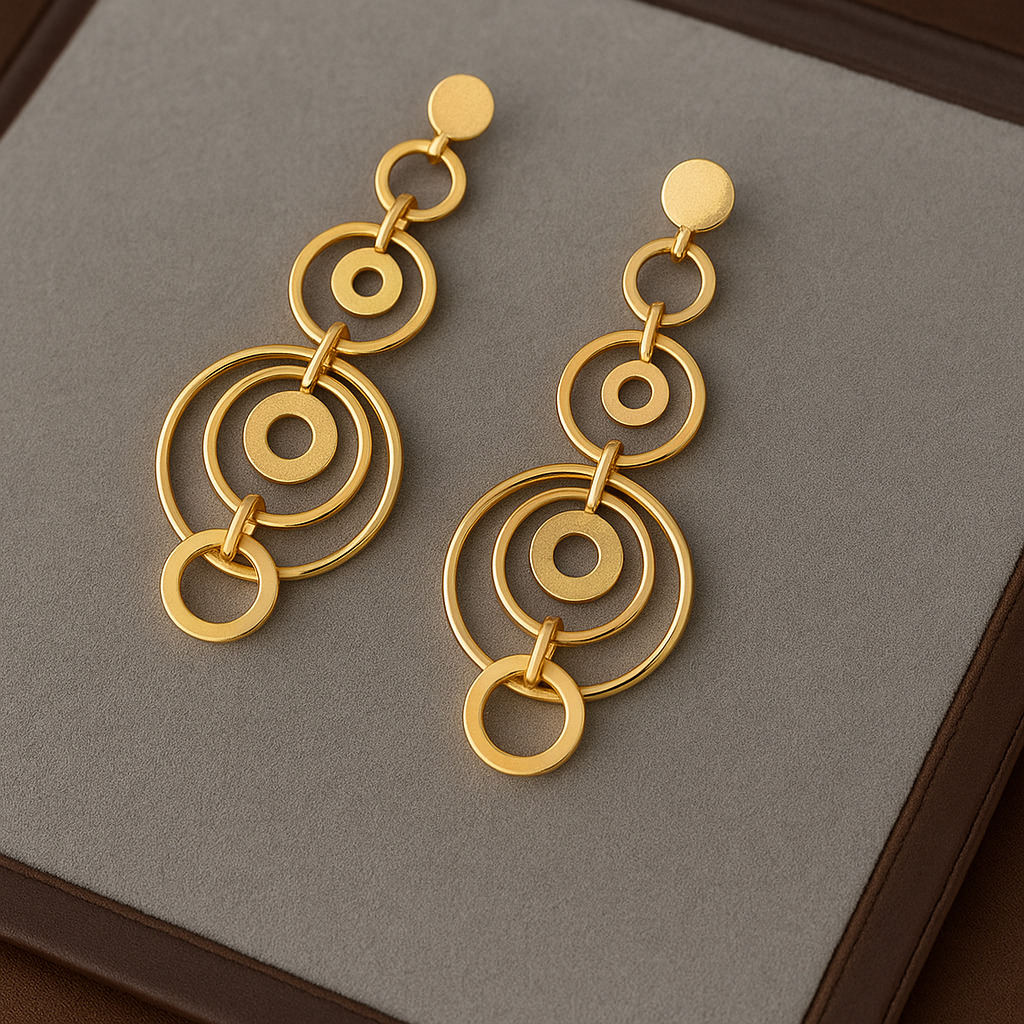 Hanačka | Gold-Ohrringe