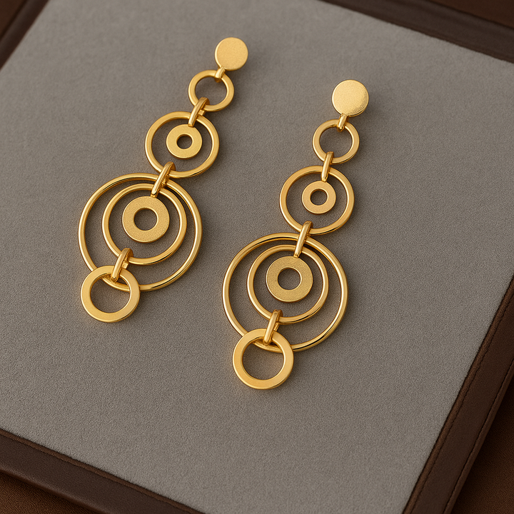 Hanačka | Gold-Ohrringe