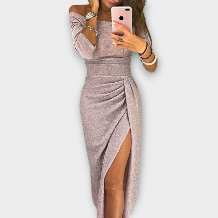 Marika | Elegantní šaty s odhalenými rameny