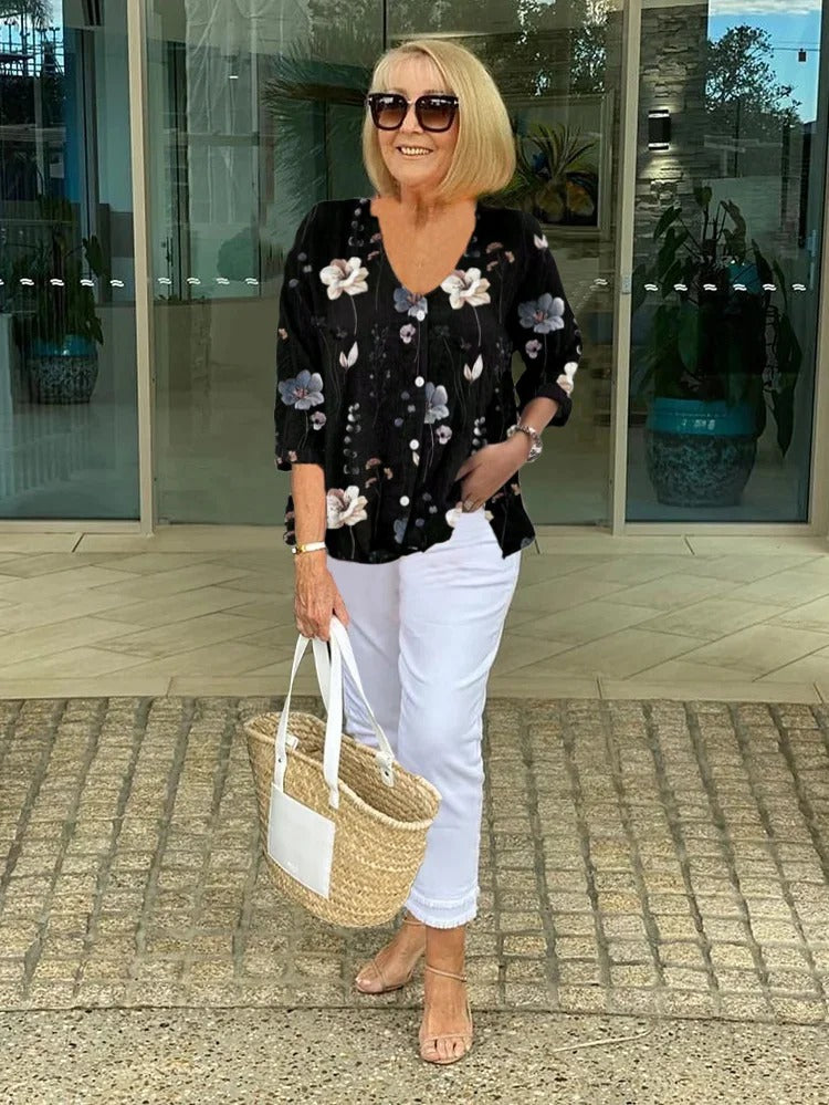 Viola | Květinová blůza