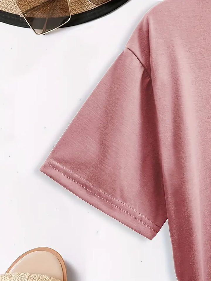 Glitterhjärta tričko | Společně proti rakovině prsu