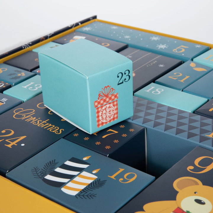 Nová krabička s překvapením na vánoční dárek 2025, krabička s odpočítávacím kalendářem