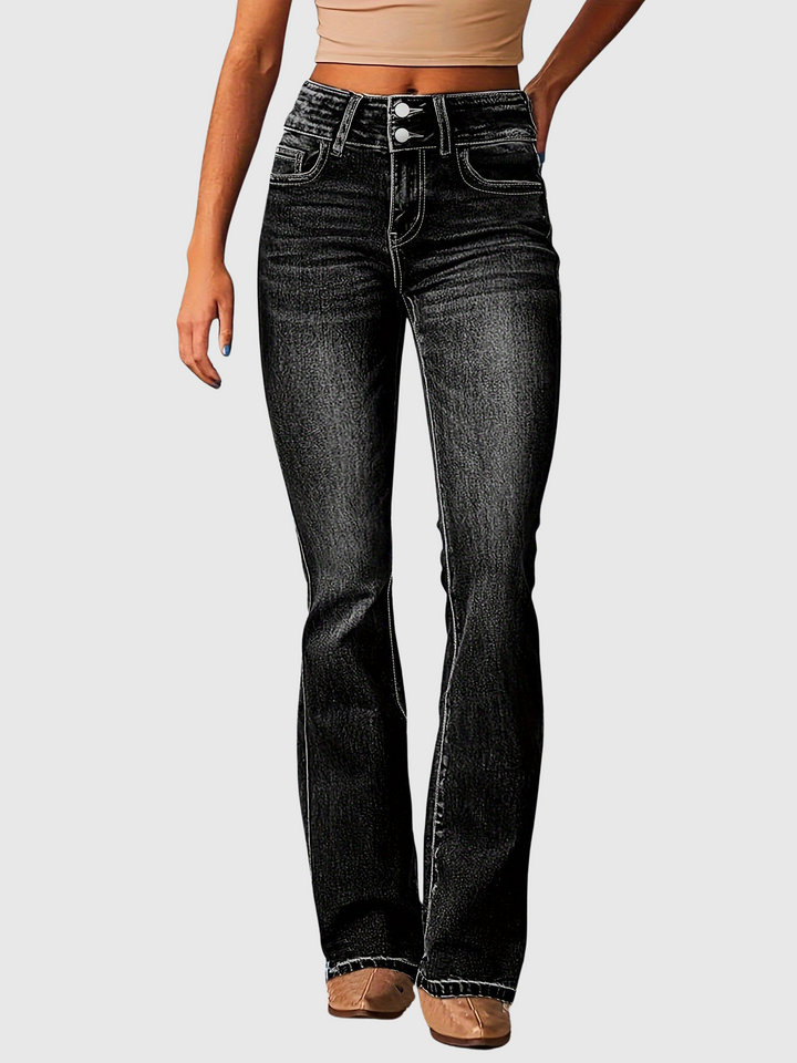 Ivana | Vysoké flared džíny