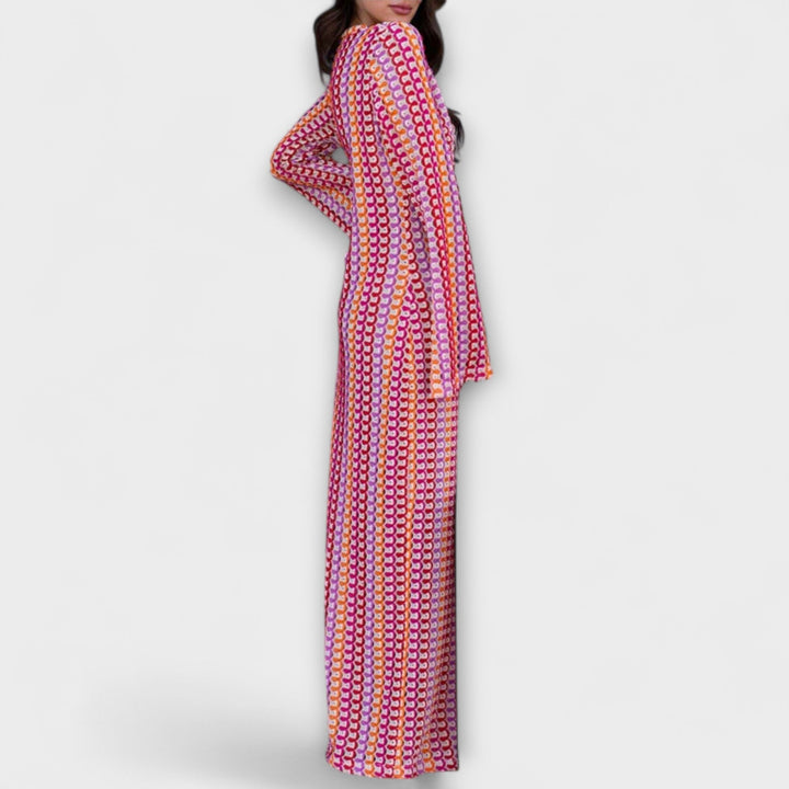 Emma | Šaty přes plavky s výstřihem do V a prázdninovým nádechem