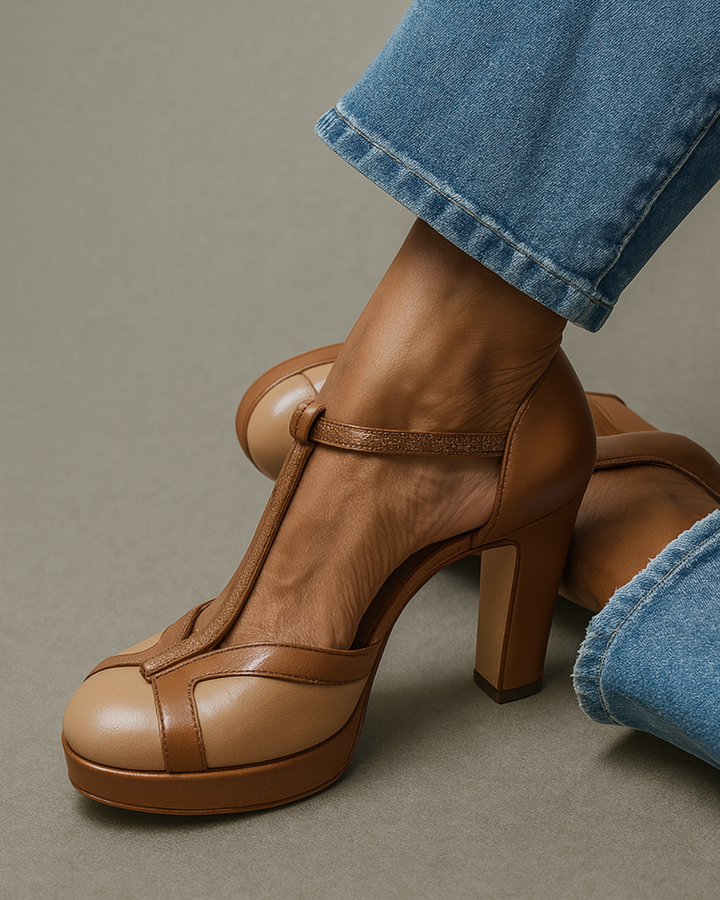 Doris | T-BAR PUMPS S PÁSKEM