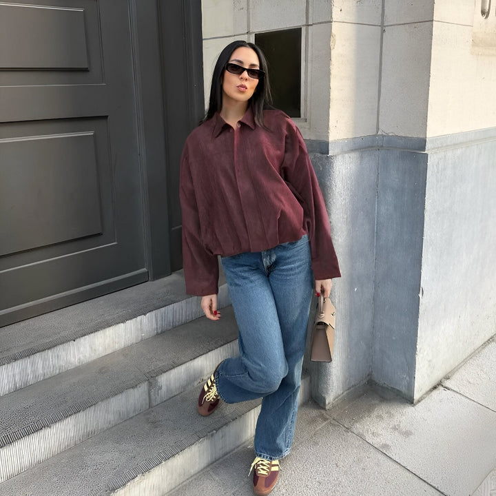 Blanka – Semišová bomber bunda