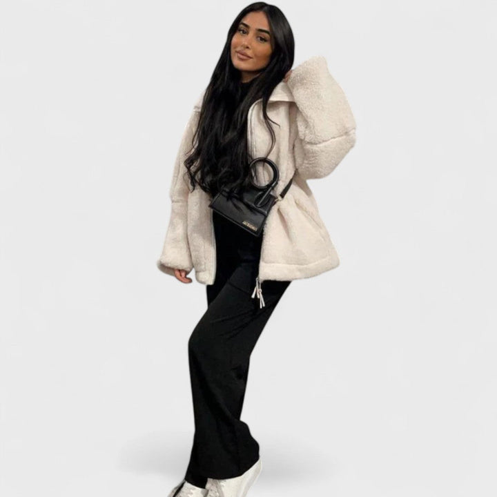 Kaja - Měkký plyšový kabát