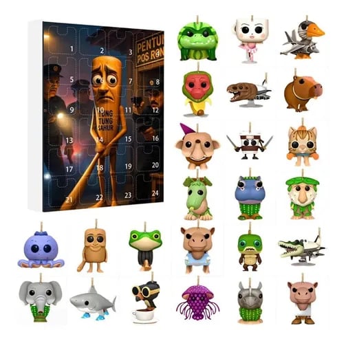 Tung Tung Tung Sahur Italský adventní kalendář s odpočtem do 24 dnů