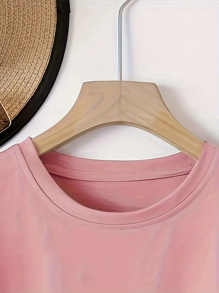 Glitterhjärta tričko | Společně proti rakovině prsu