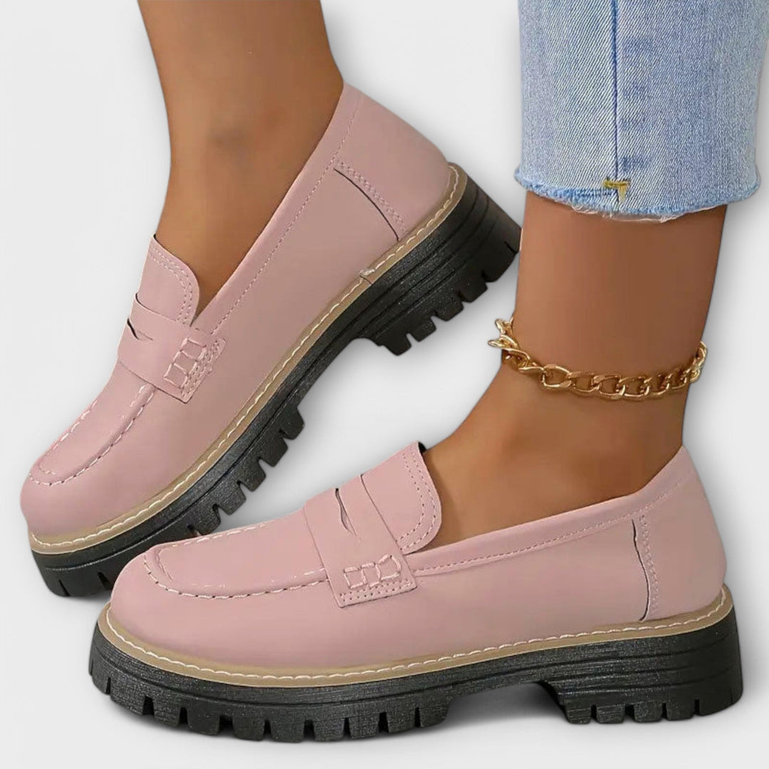 Primrose | Retro platformové mokasíny