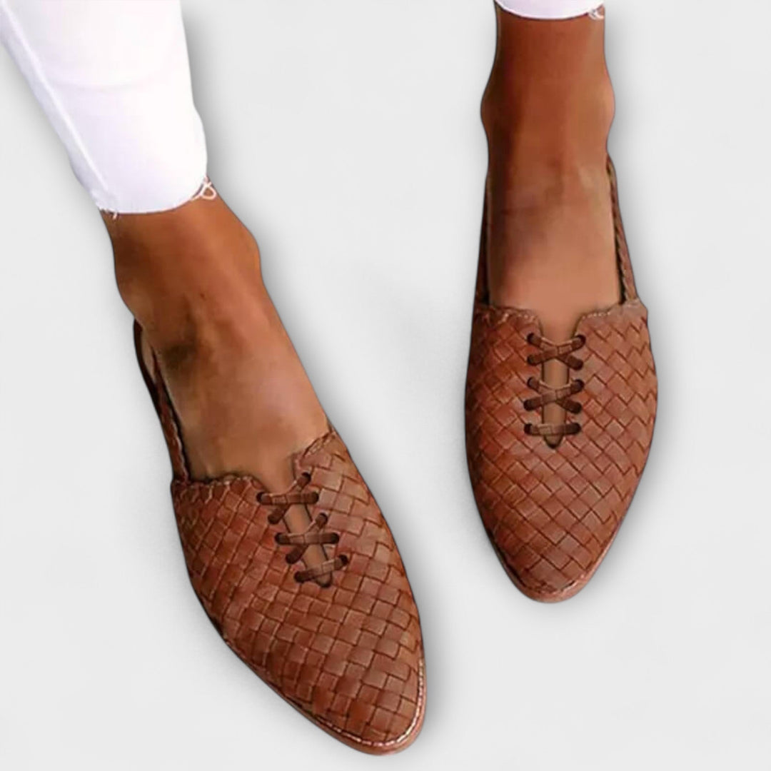 Zyra | Tkané elegantní pohodlné baleríny